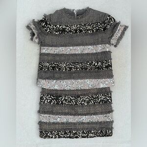 English Rose Glitzy Top and Skirt Set-NWT